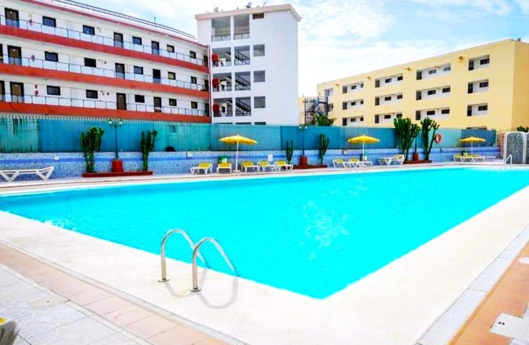 3Min Walk Playa Del Ingles Apartment San Bartolomé Exterior photo